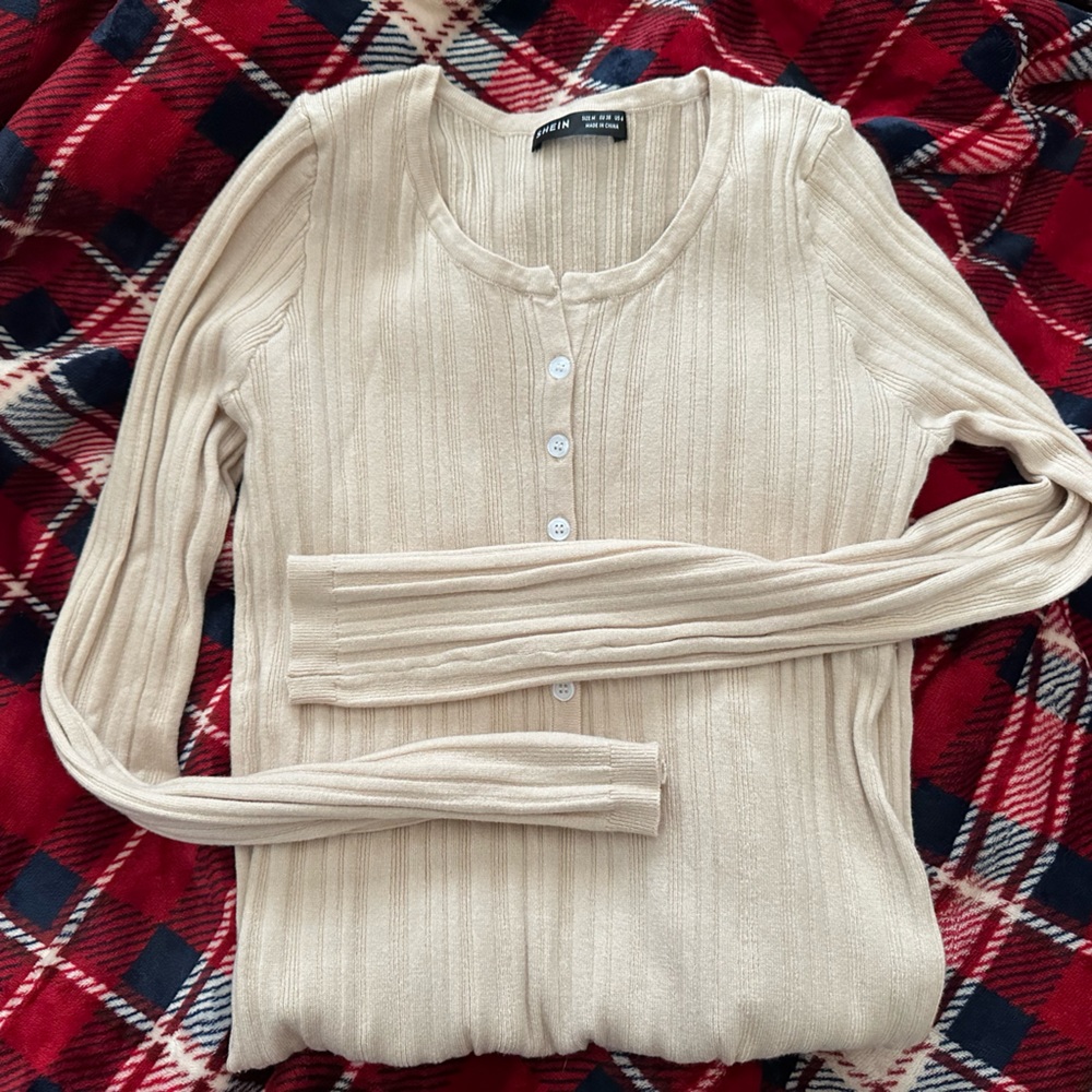 Cream Sweater Dress Medium
